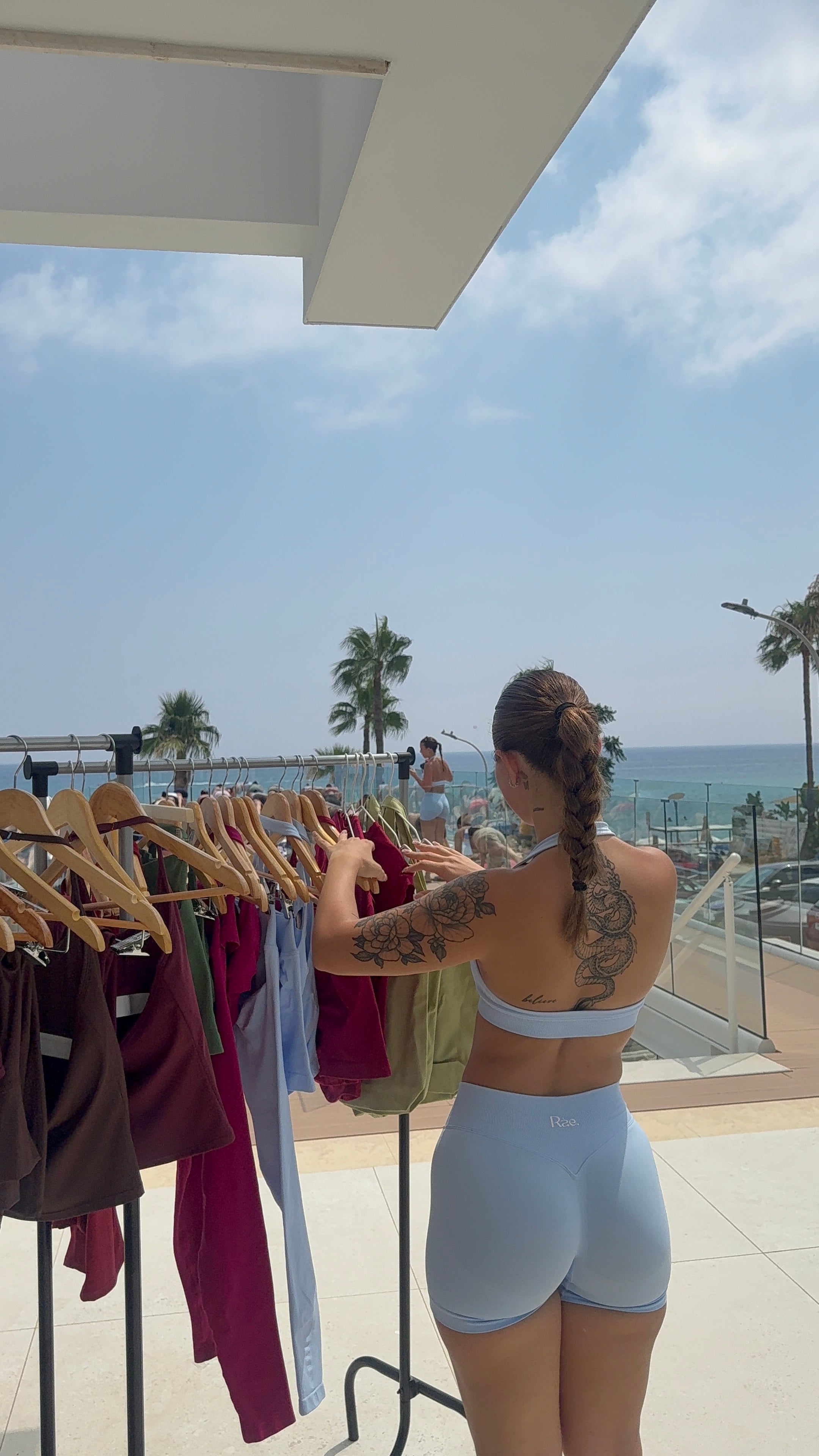 Open Back Sports Bra